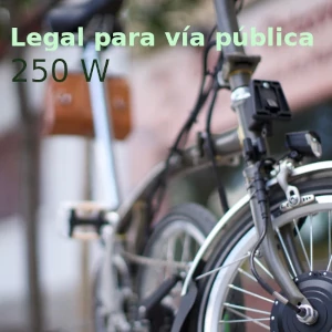 kit convertir bicicleta a eléctrica para uso en vía pública 250 W